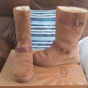 Tan tall Ugg Boots